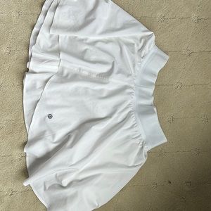 SLIGHTLY USED WORN ONCE!! Lululemon court rival high-rise skirt